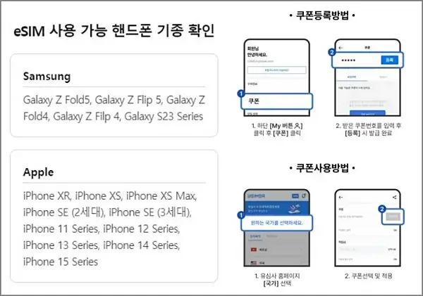 베트남-eSIM-쿠폰등록방법