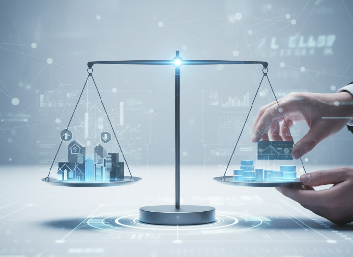 부동산과 달러 저울