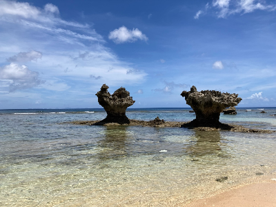코우리섬 하트바위