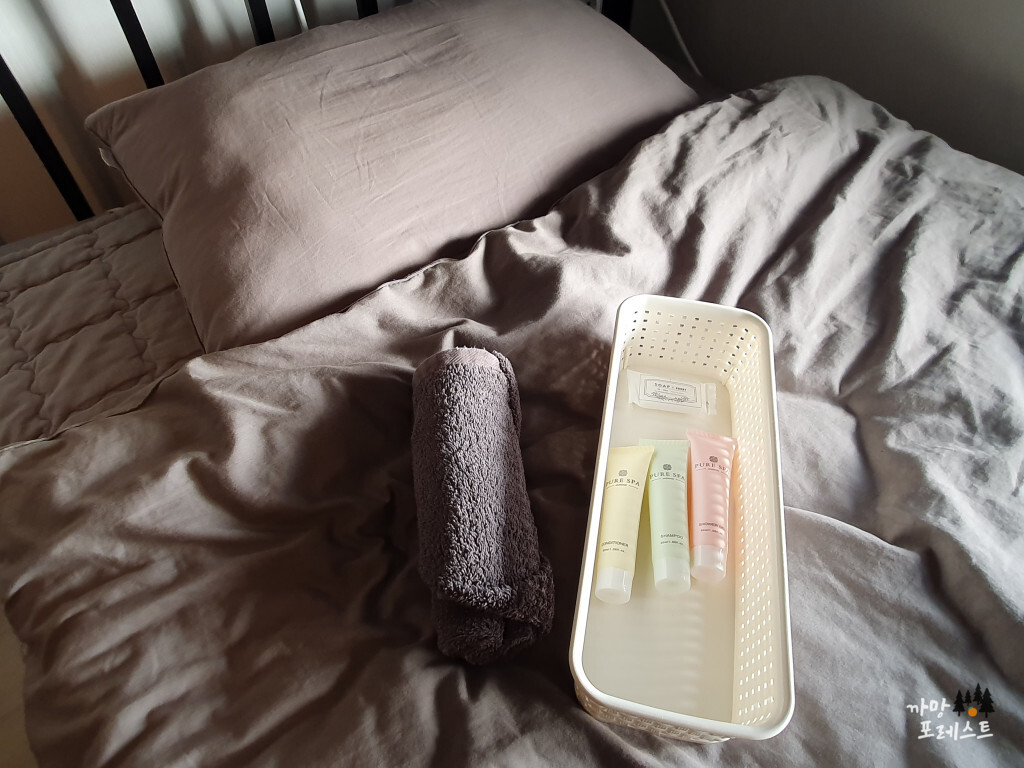 싹 게스트하우스 침대