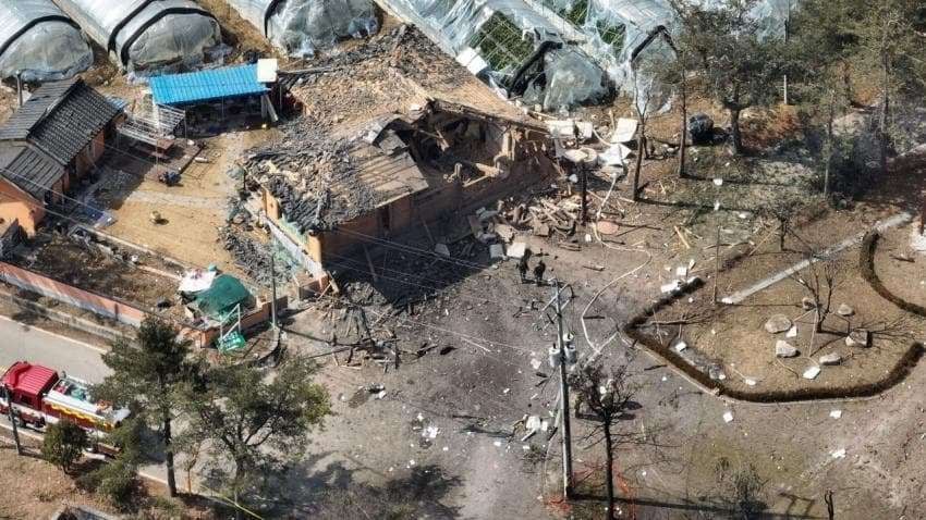 공군 포천 KF-16 폭탄 사고 한미연합훈련 중 발생 조종사 좌표 입력 실수 드론사진