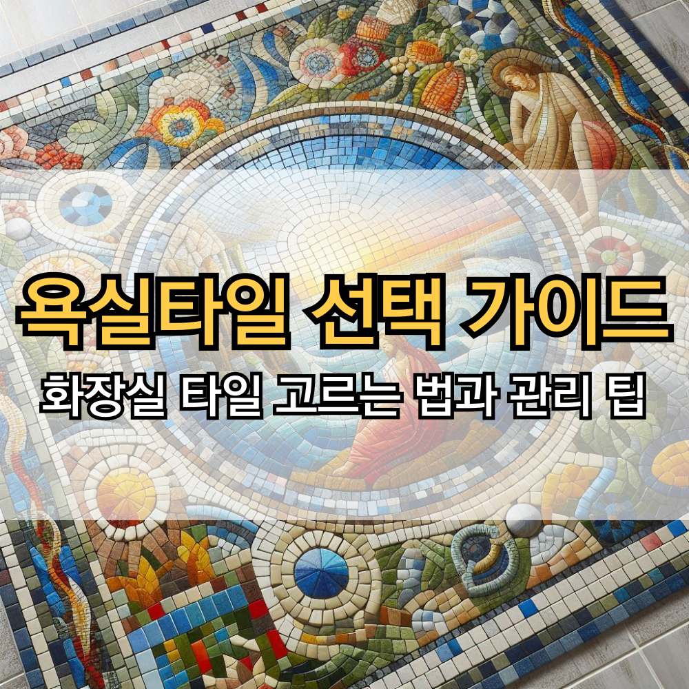 욕실타일 선택 가이드