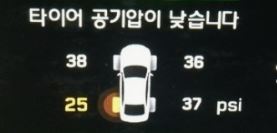 타이어 공기압 경고등