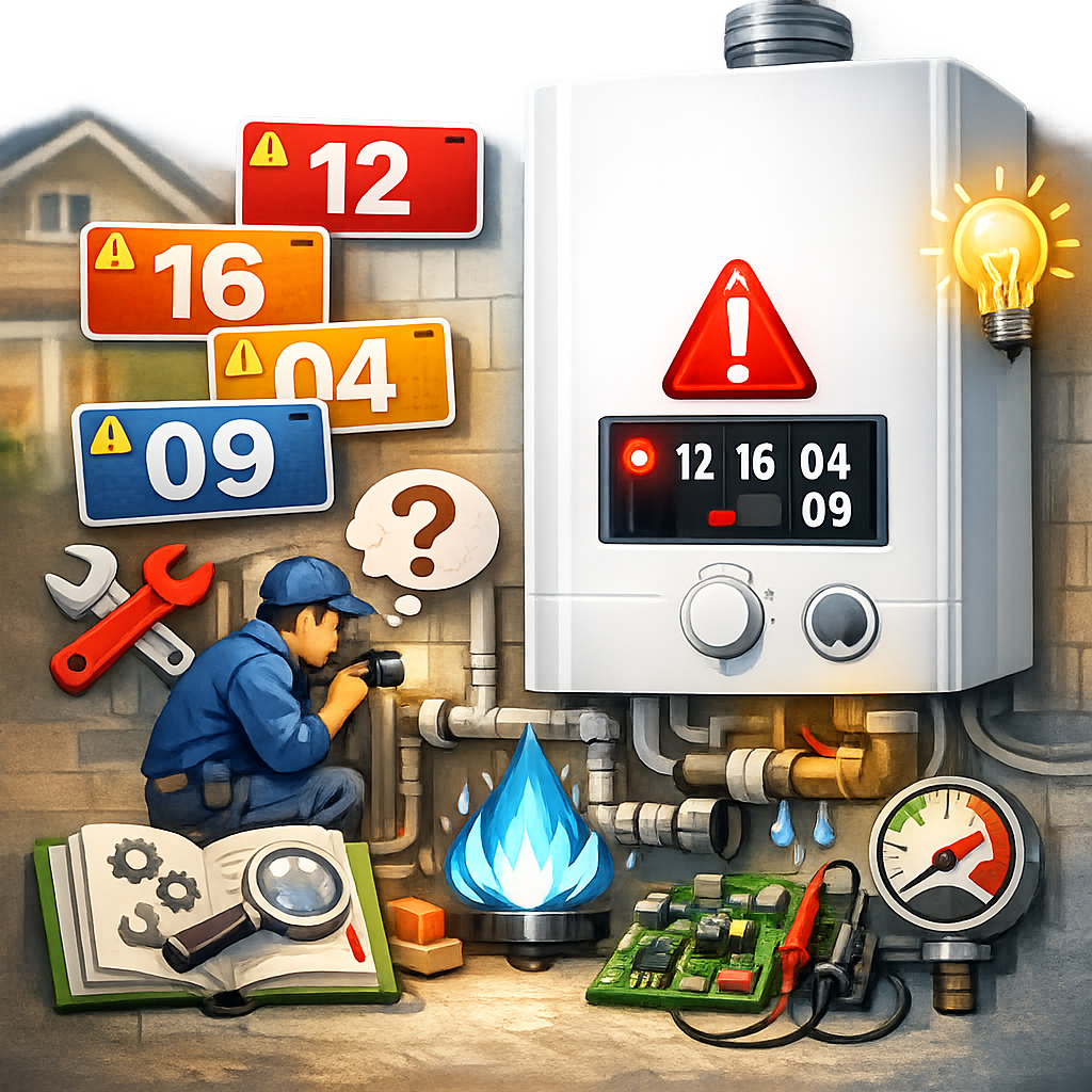 경동보일러 에러코드 12, 16, 04, 09 해결 방법 총정리 – 문제 해결 가이드 관련 사진