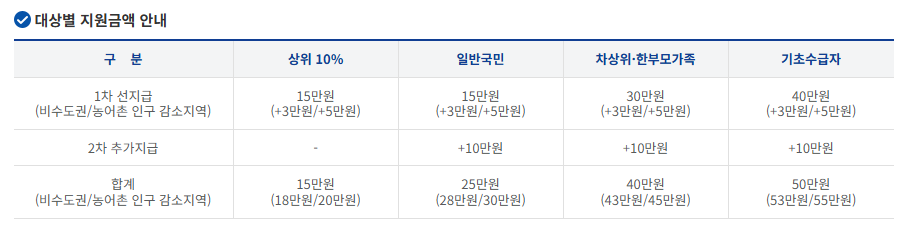 2차 민생지원금 총정리 관련 이미지3