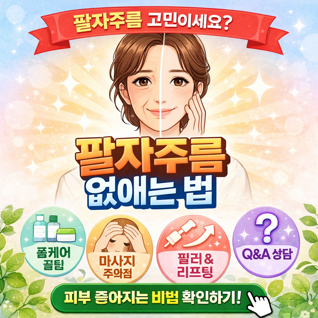 팔자주름 없애는 방법