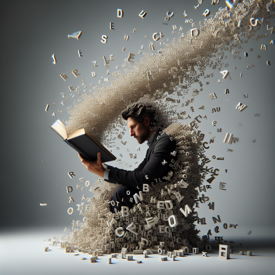 글자들이 움직이는 현상과 난독증 유발