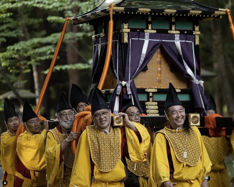 홋카이도 신궁 축제 가마