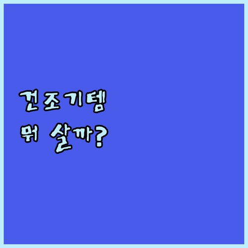 건조기 용품 추천 및 비교 에코존 v..