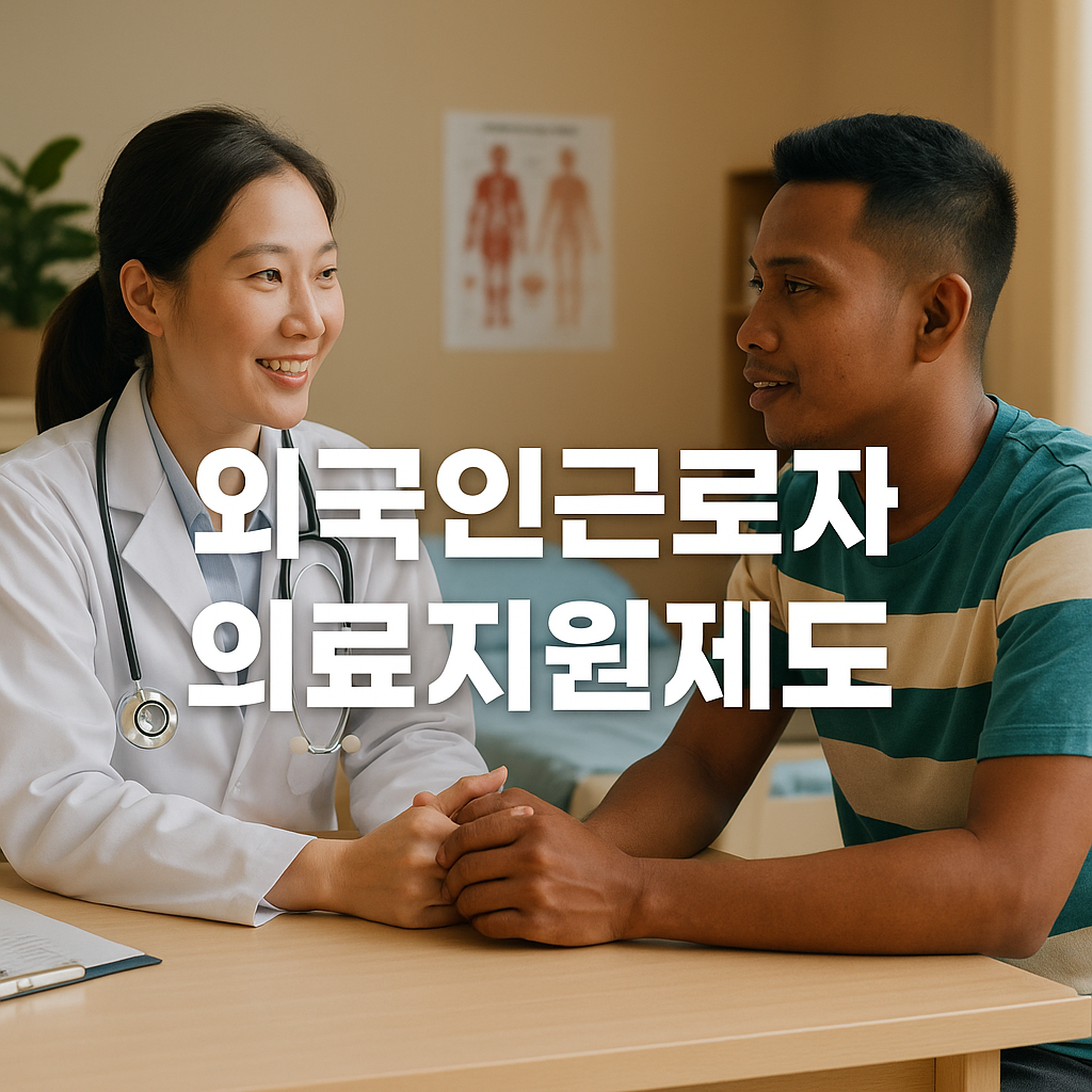 외국인근로자가-병원에서-의료진과-상담하는-장면-중앙-텍스트-외국인근로자-의료지원제도
