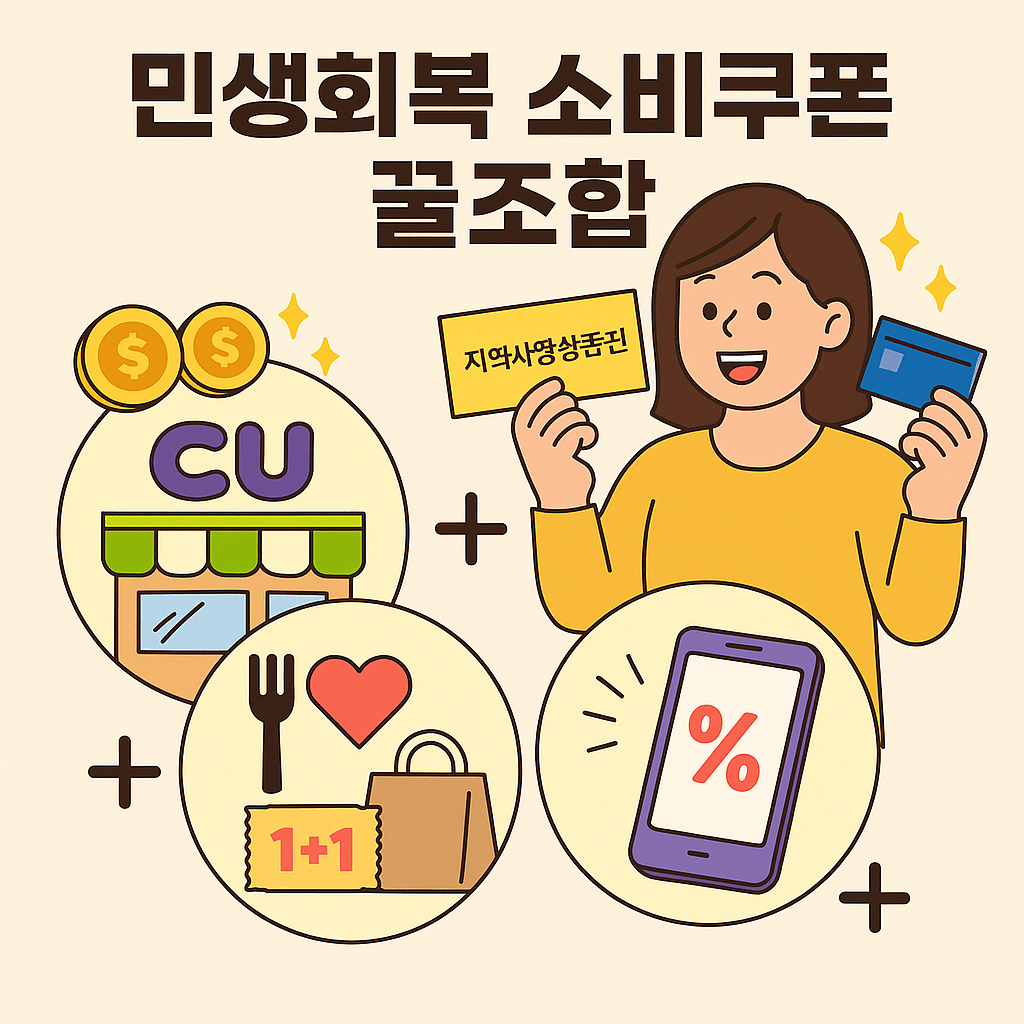 민생회복 소비쿠폰 꿀조합