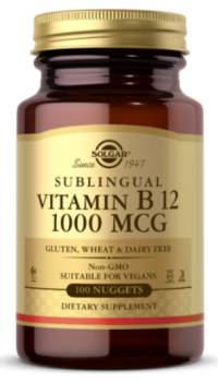 솔가 비타민 B12 1000mcg 너겟 비건, 250정, 1개