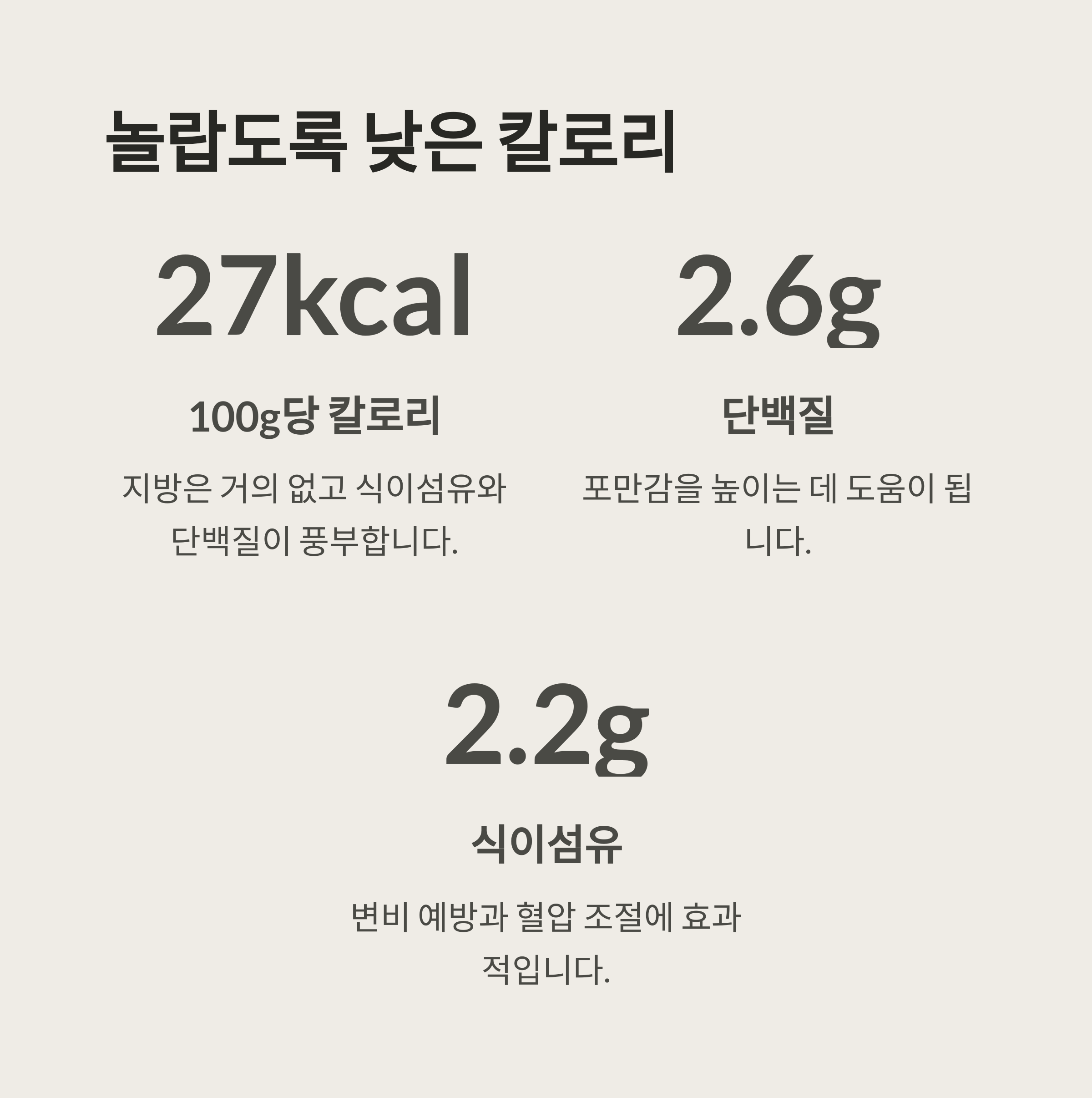 죽순의 칼로리와 기본 영양 정보