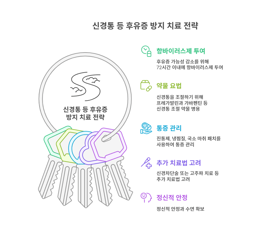 대상포진 신경통 등 후유증 방지 치료 전략