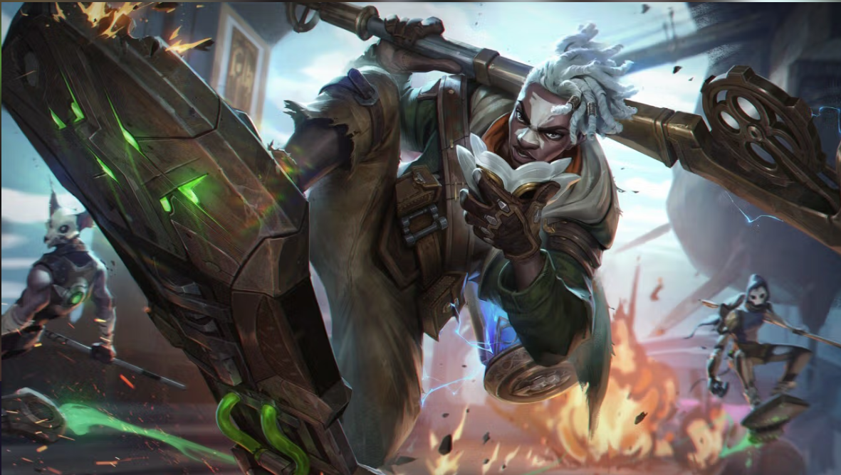 리그 오브 레전드의 챔피언 에코 사진