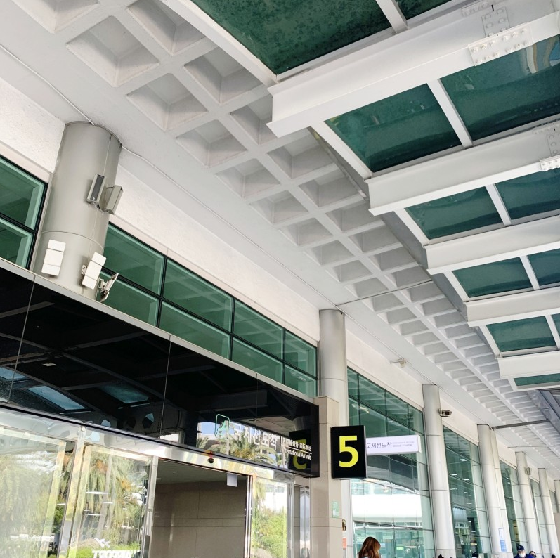 제주도 공항 5번게이트 사진