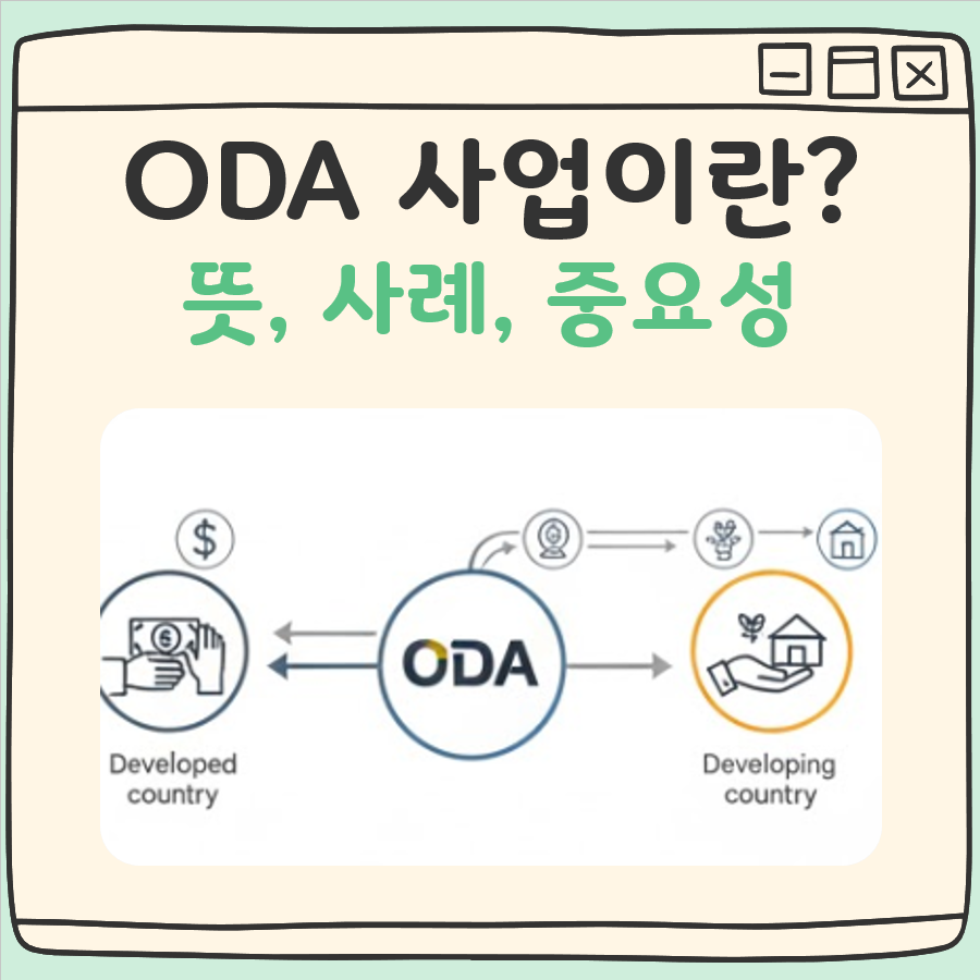 ODA 사업이란 대표 이미지