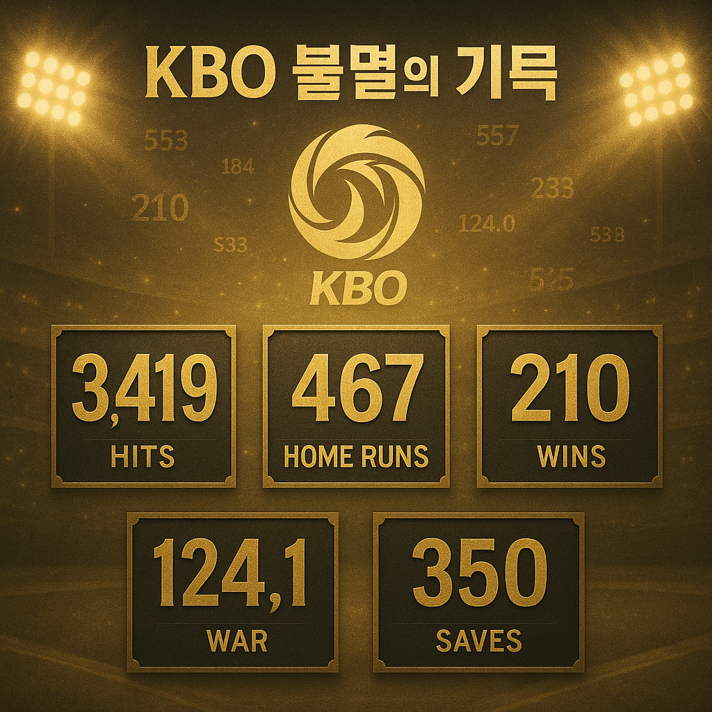 KBO 불멸의 기록 Top 10 관련 이미지
