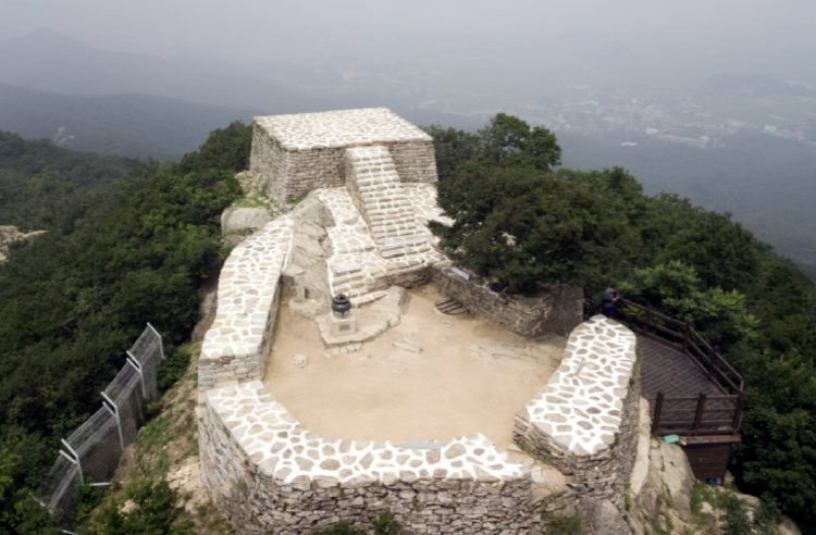 마니산 등산지도