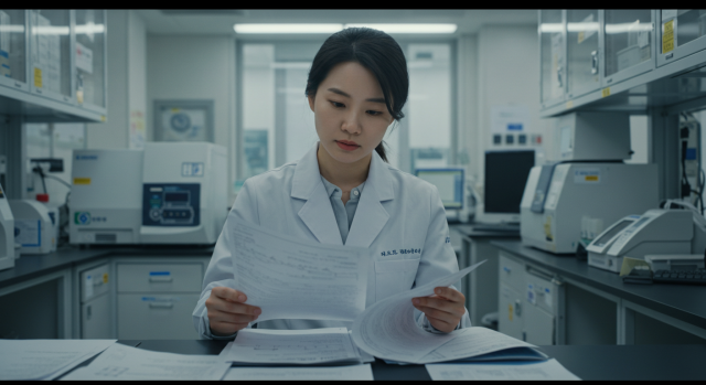 타이레놀과 자폐증 연관성 연구를 검토하는 연구원