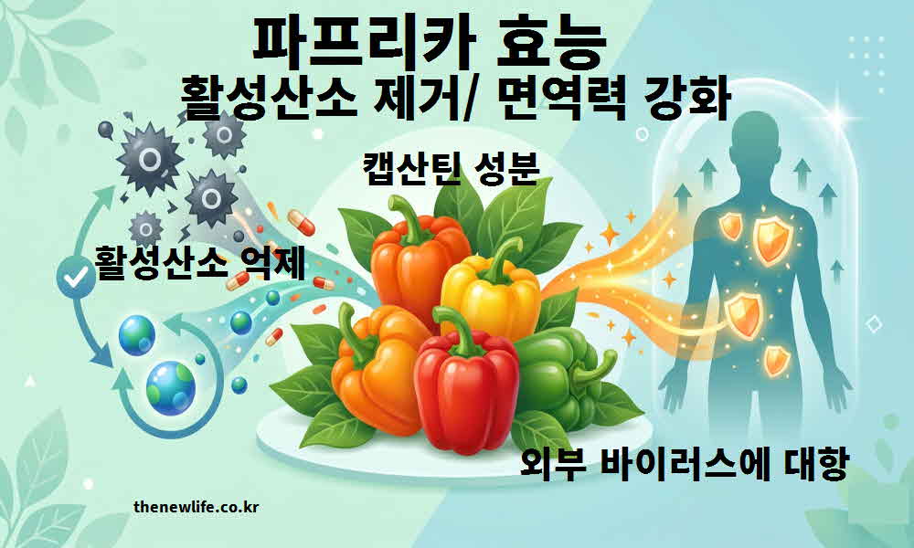 파프리카 효능 활성산소 제거 면역력 강화