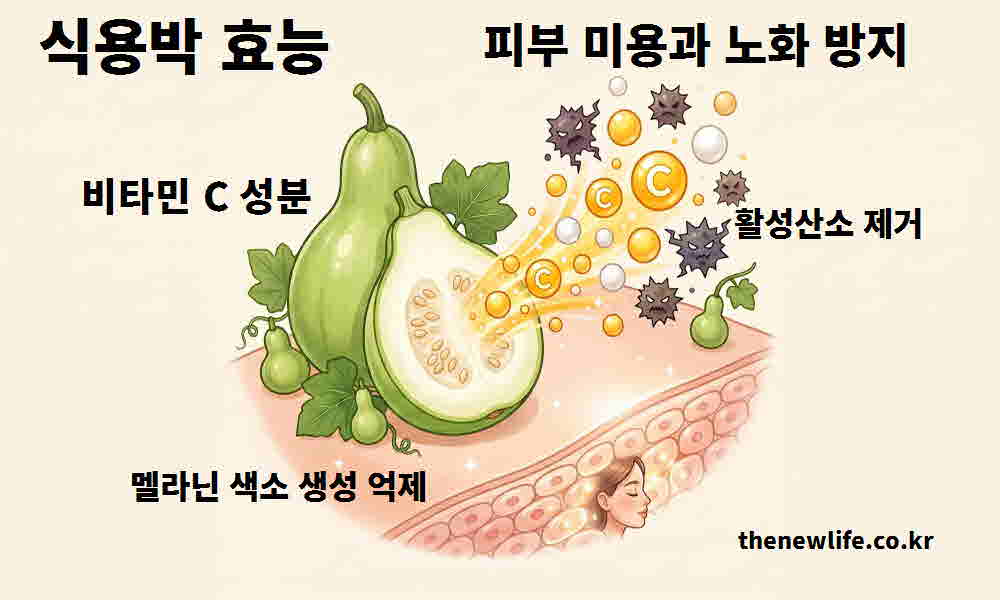 식용박 효능 피부 미용 노화 방지