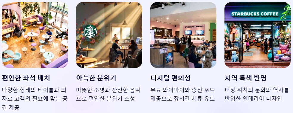 스타벅스의 매장환경 변화