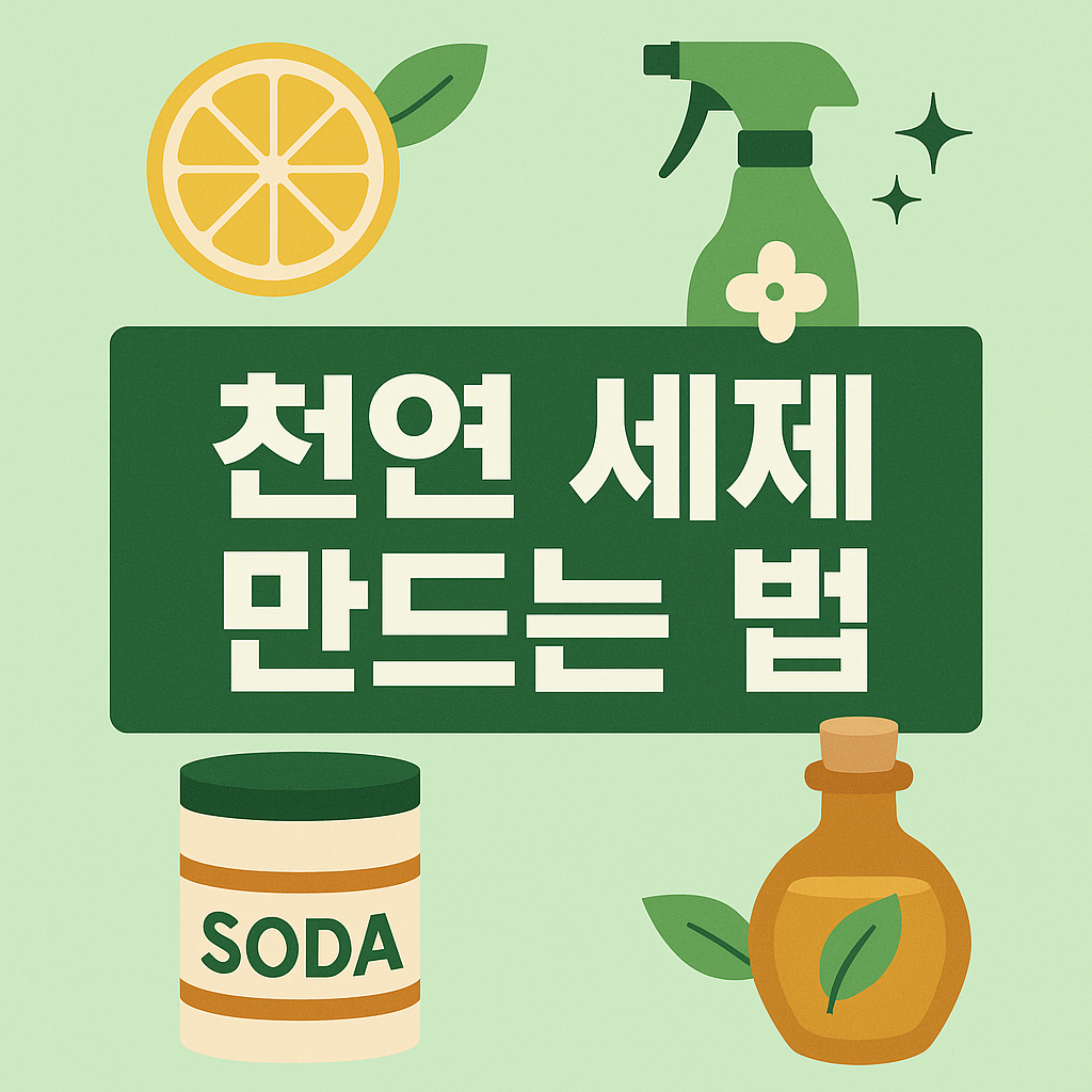 천연 세제 만드는 법