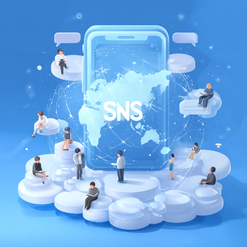 익명 커뮤니티 부활 트렌드를 상징하는 글로벌 SNS 이미지