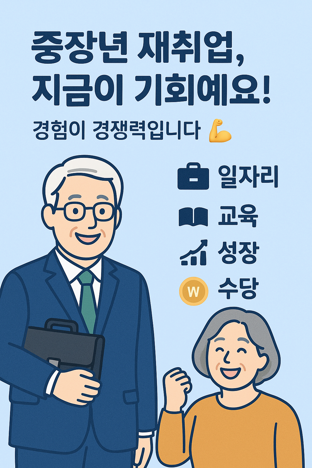 중장년 재취업 지원사업 완벽 정리