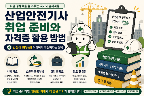 산업안전기사 취업 준비와 자격증 활용 방법