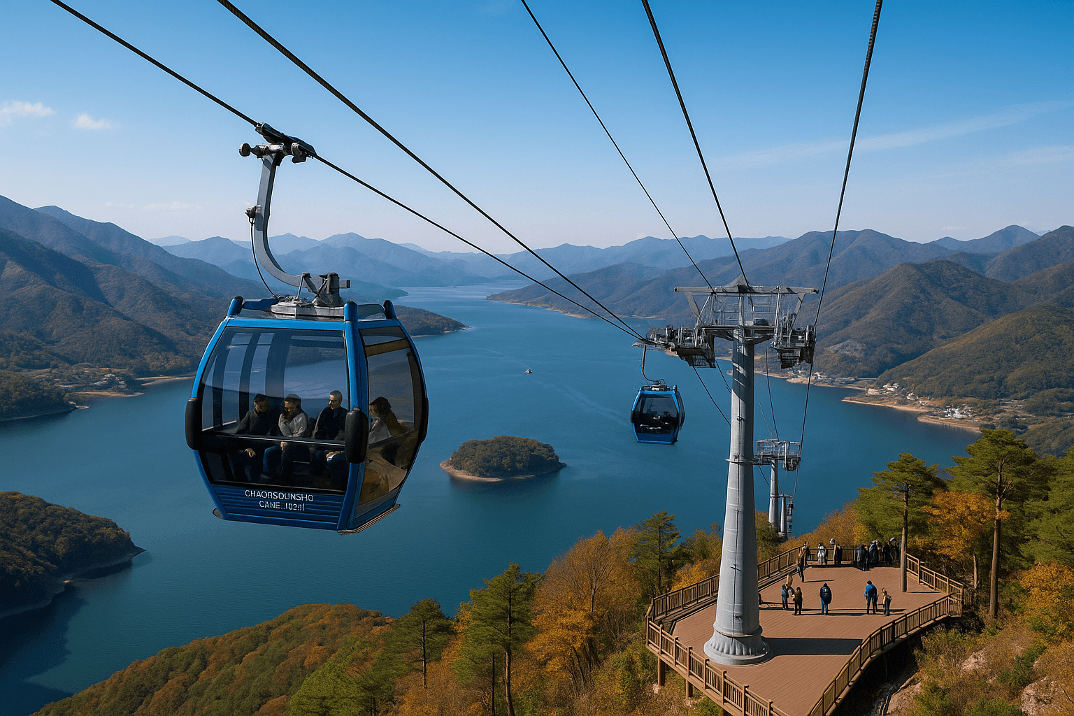 제천 청풍호 케이블카 여행, 푸른 호수와 산악 파노라마를 한눈에 담는 하늘 산책