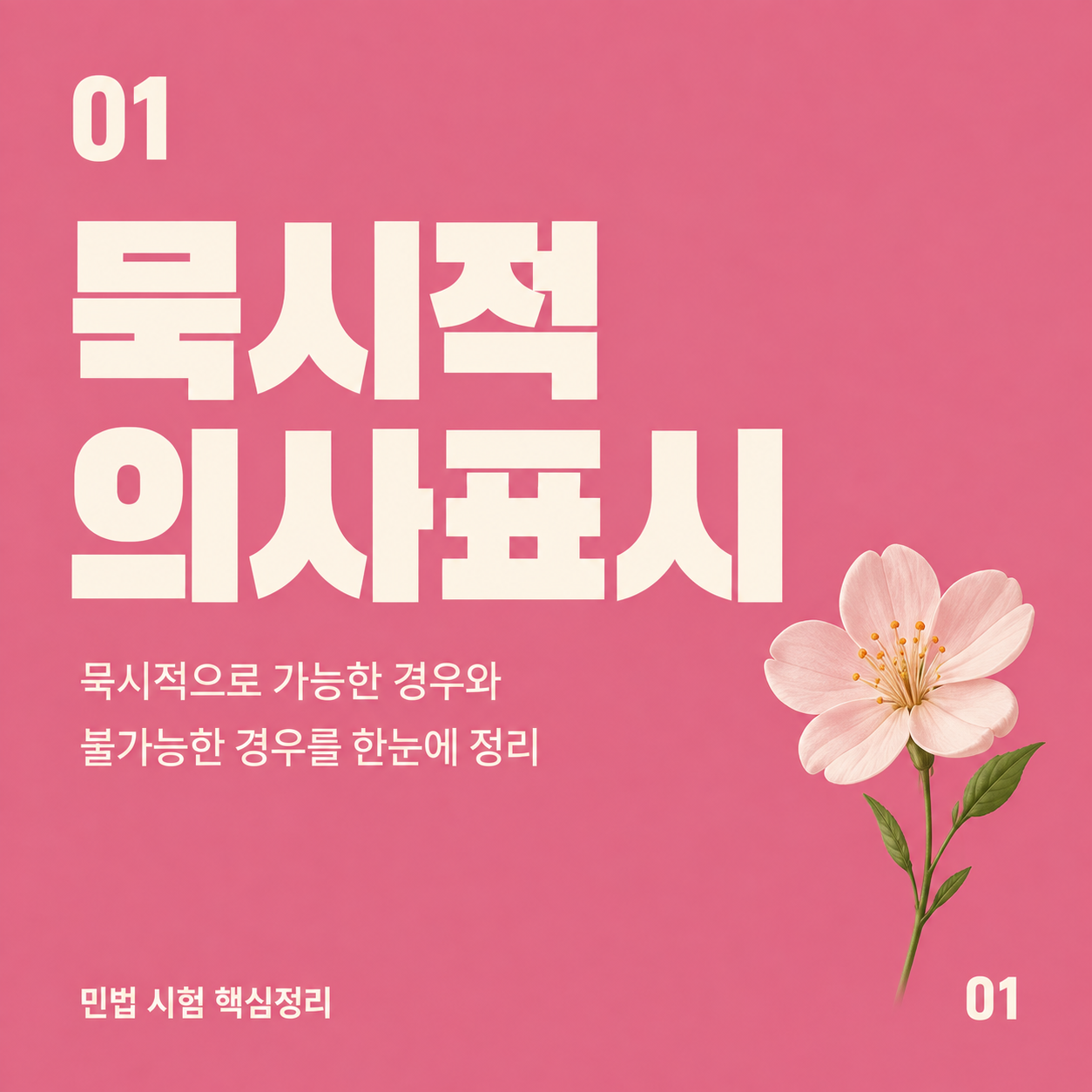 묵시적 의사표현
