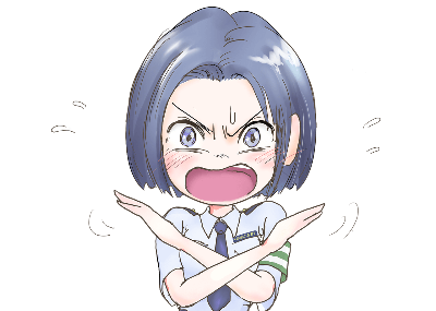 팔로 반대를 표시하는 모습