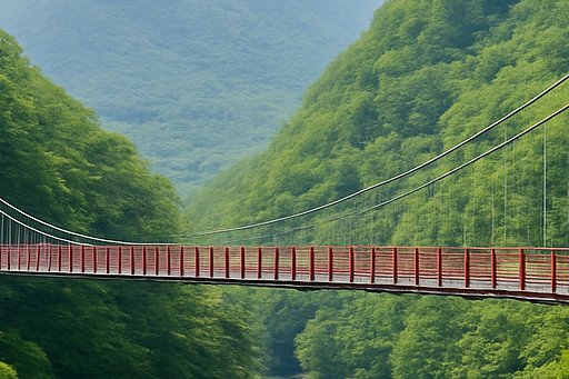 출렁다리 전체모습