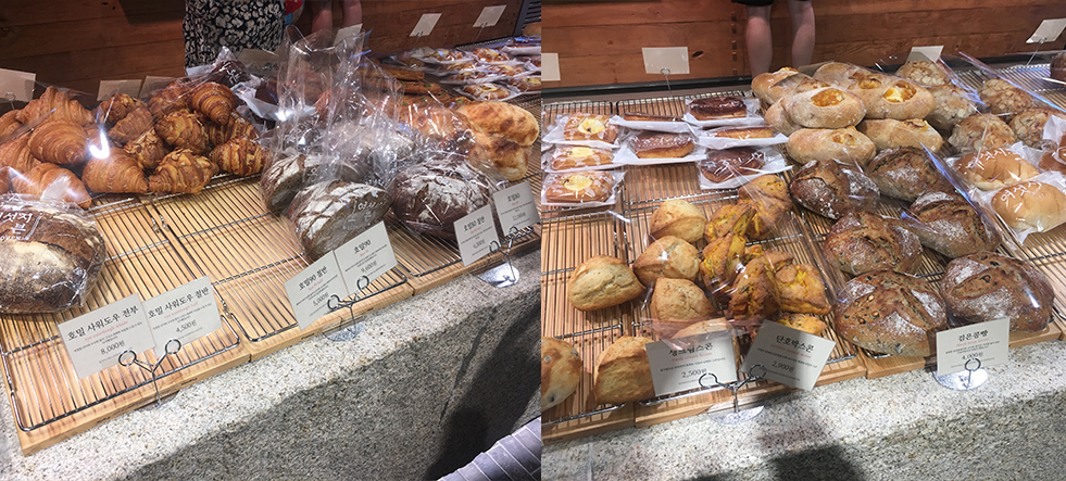 여섯시오븐-진열빵1