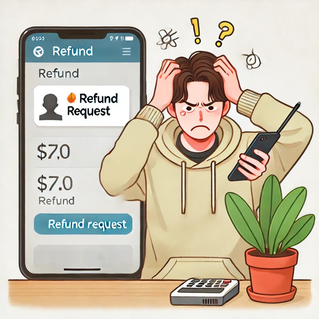 티몬 환불 철회