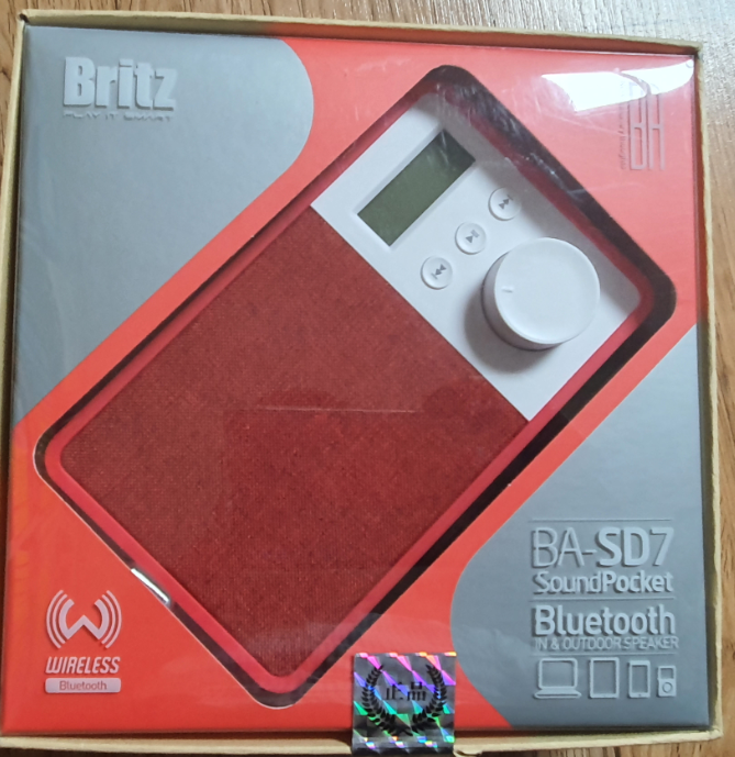 브리츠 블루투스 스피커 AS 후기 중 스피커 BA-SD7 사진입니다.