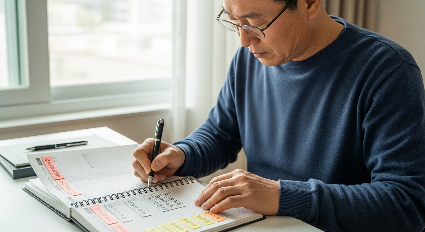 전자책 집필 루틴 실천 모습