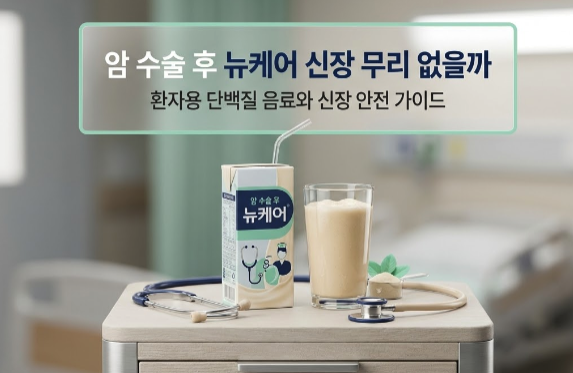 암 환자 영양음료 뉴케어 매일 마셔도 콩팥 안전할까?
