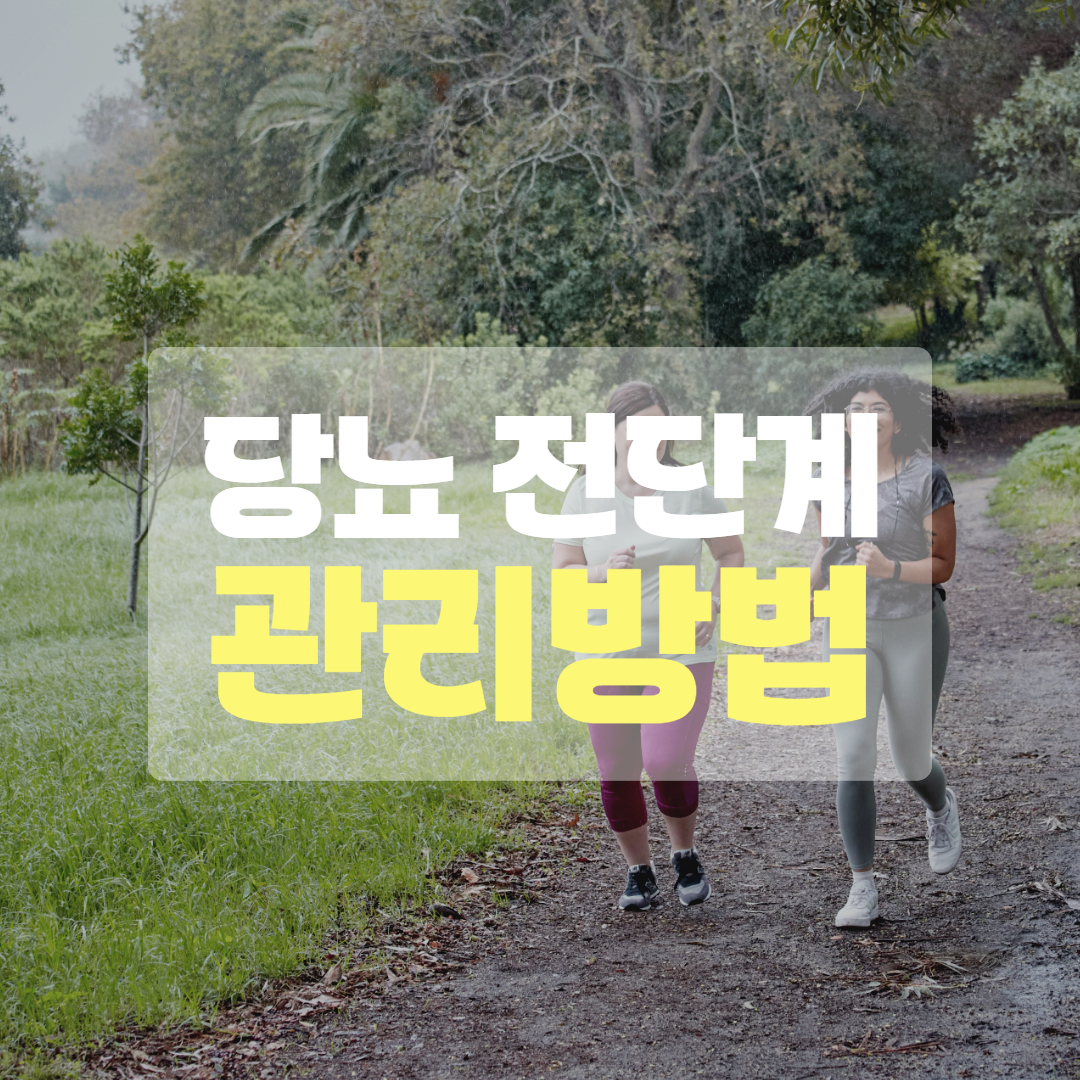 당뇨 전단계 관리방법