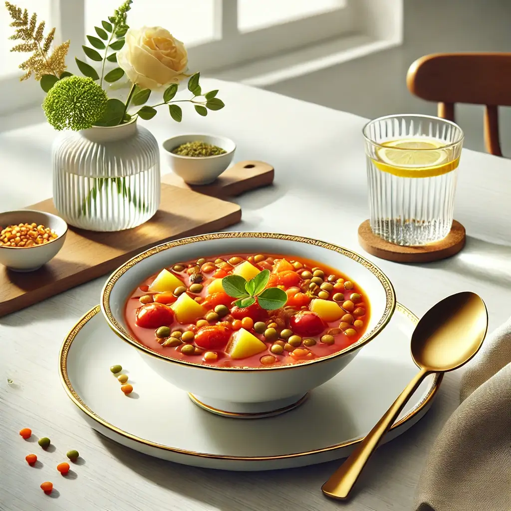 토마토 렌틸콩 스튜 &ndash; 포근한 하루를 채우는 건강한 한 그릇