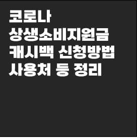 코로나-상생소비지원금-캐시백-신청방법-사용처