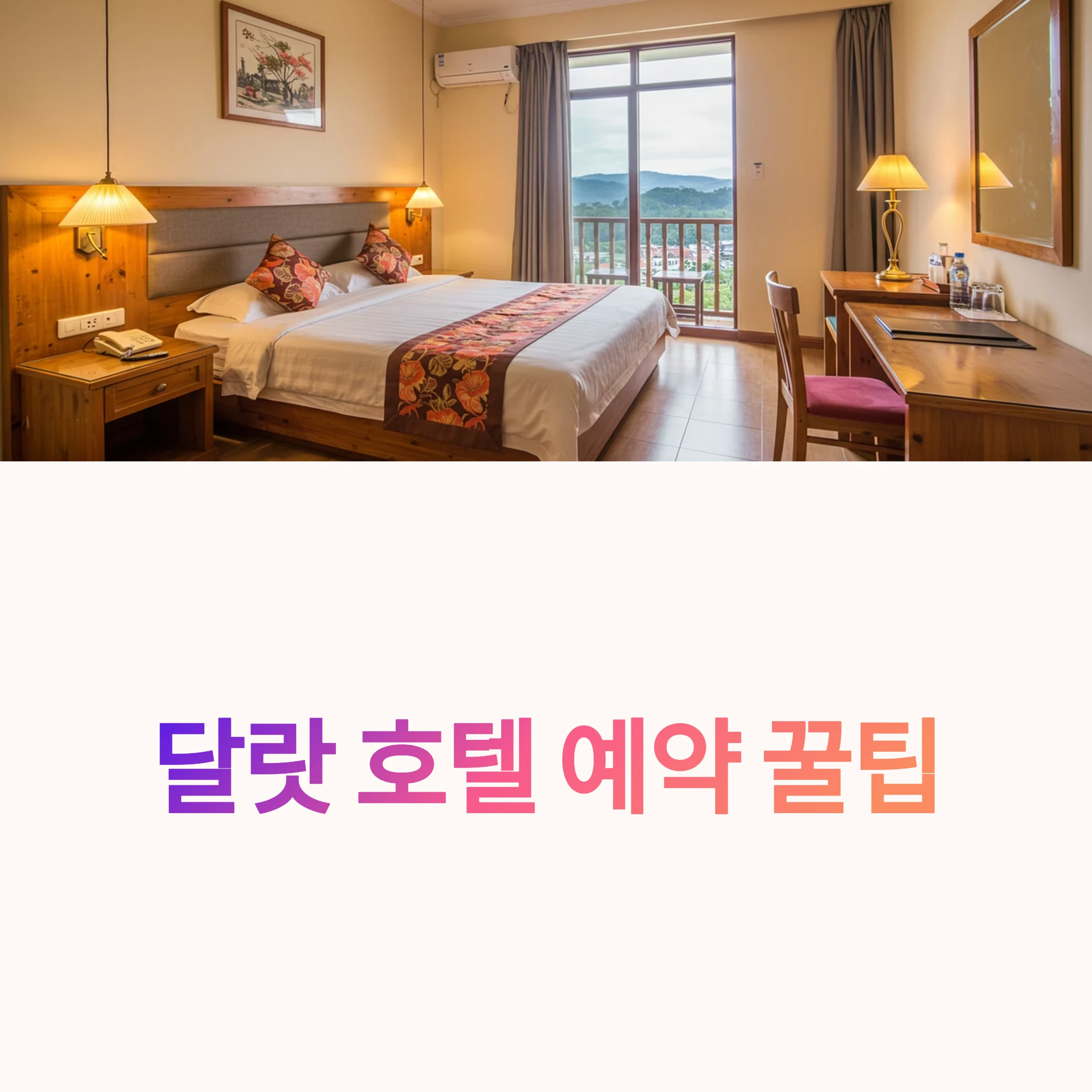 달랏 호텔 예약 꿀팁과 한국인 추천 숙소 총정리