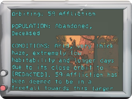 어플릭션 행성 설명