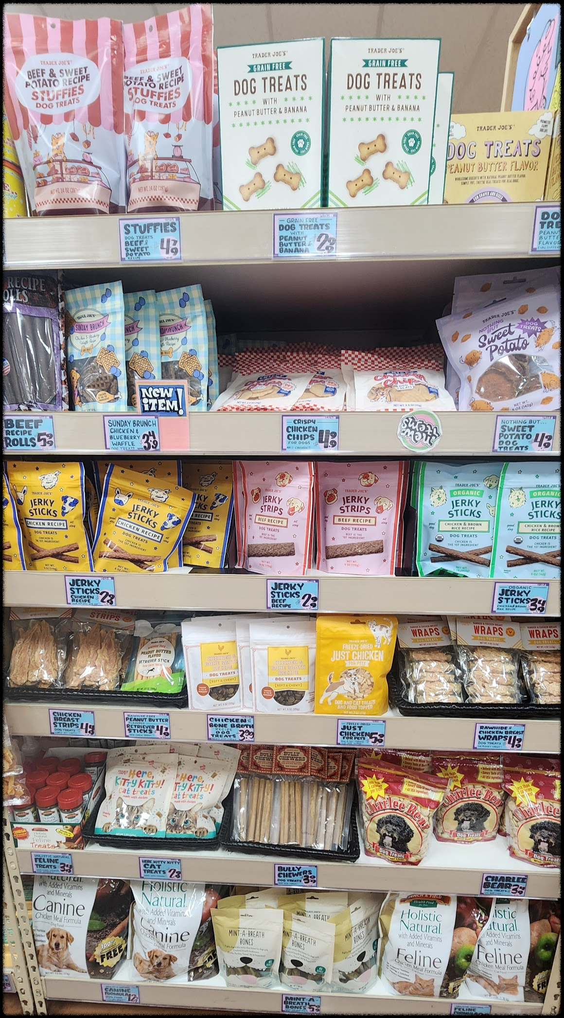 Trader Joe's 애완동물 간식