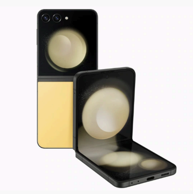 z플립 5 삼성닷컴 전용 색상 옐로우 색상 사진