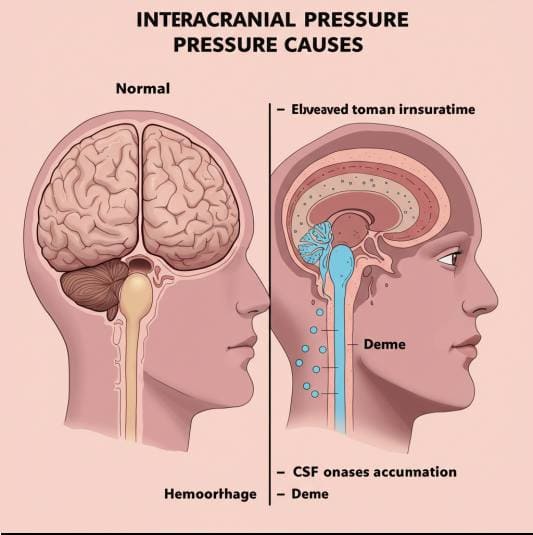 뇌압 상승 주요 원인