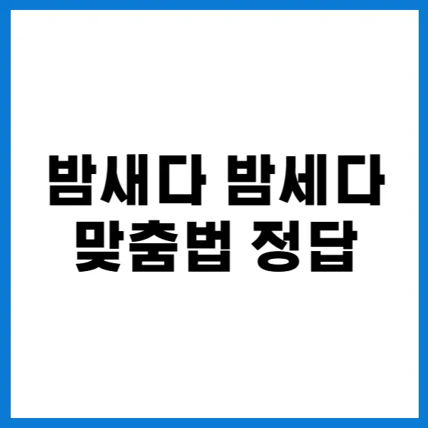 밤새다밤세다 대문