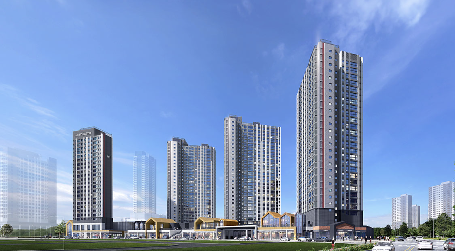 검단신도시 롯데캐슬 넥스티엘 조감도&amp;#44; 투시도